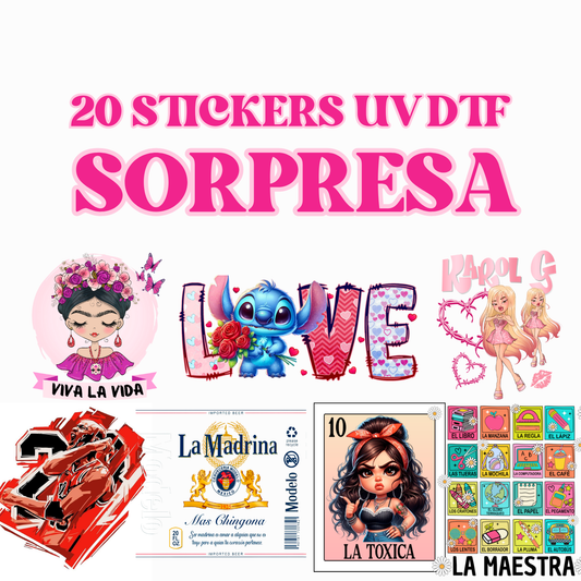 PAQUETE 20 STICKERS/ENVIO GRATIS