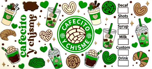 Cafecito chisme verde1 16oz