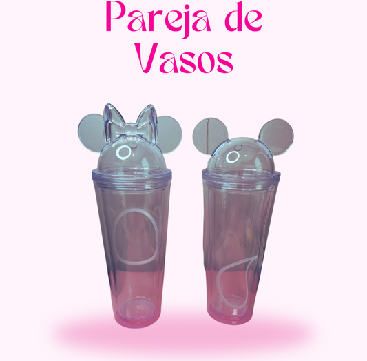 Pareja Vasos de Raton